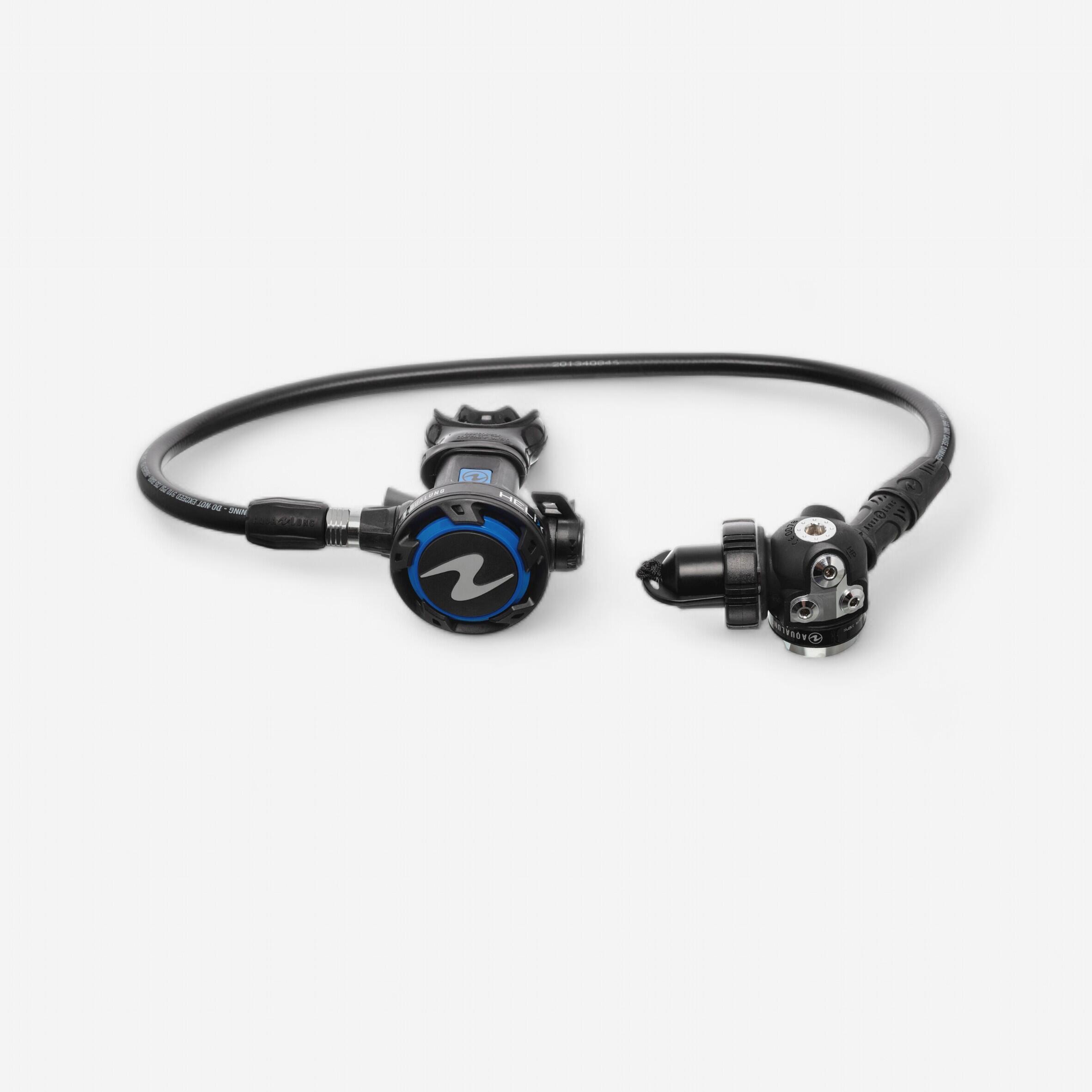 Aqualung - Détendeur De Plongée Sous-marine Helix Din 300 Bars - Détendeur De Plongée - Snorkeling Plongee Chasse Ss Apnee - Bleu-noir - Taille Unique