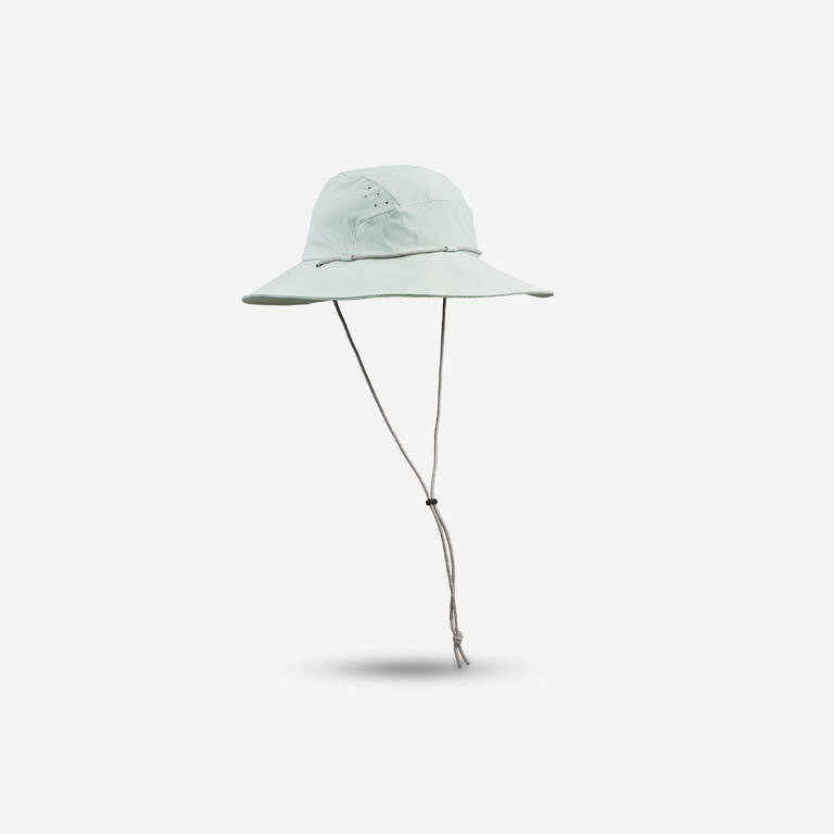 WOMEN’S ANTI-UV TREKKING HAT - MT500 - PALE GREEN