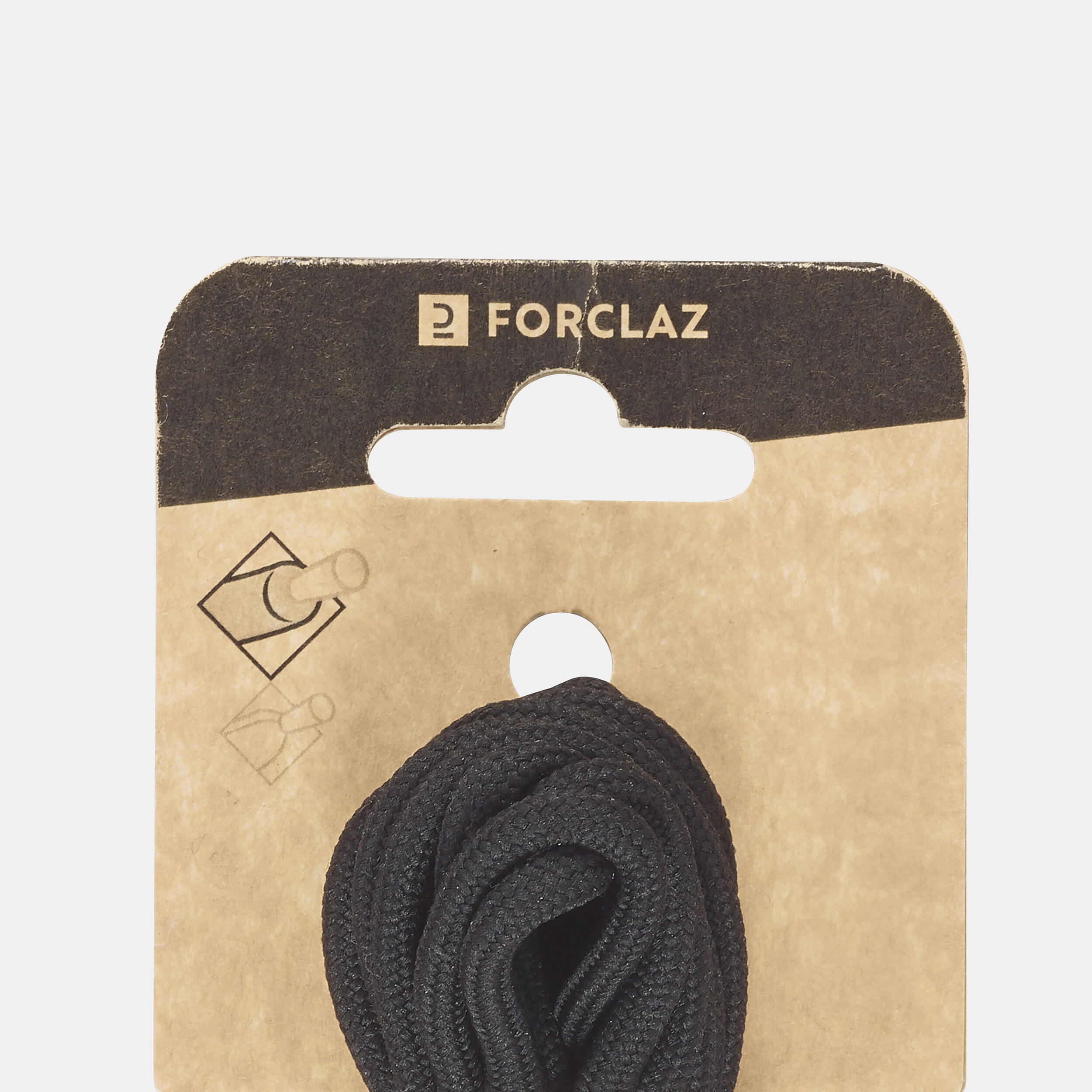 Rope Shoelace with Water-Resistance 90cm to 150cm Carbon Grey