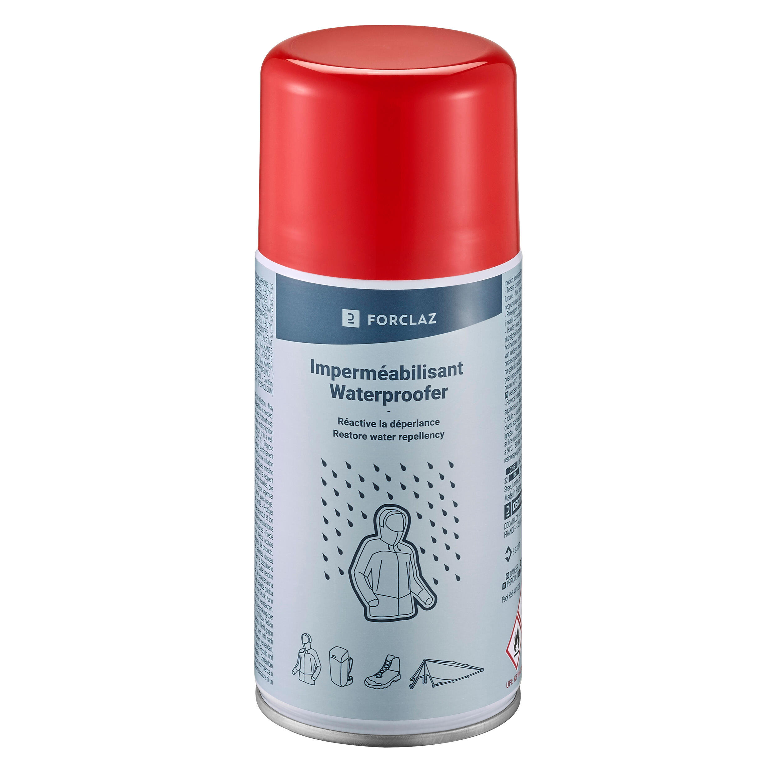 Bombe imperméabilisant transparent 250ml - Centrakor