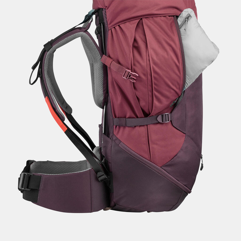 MOCHILA TREK100 EASYFIT 50 LITROS BURDEO