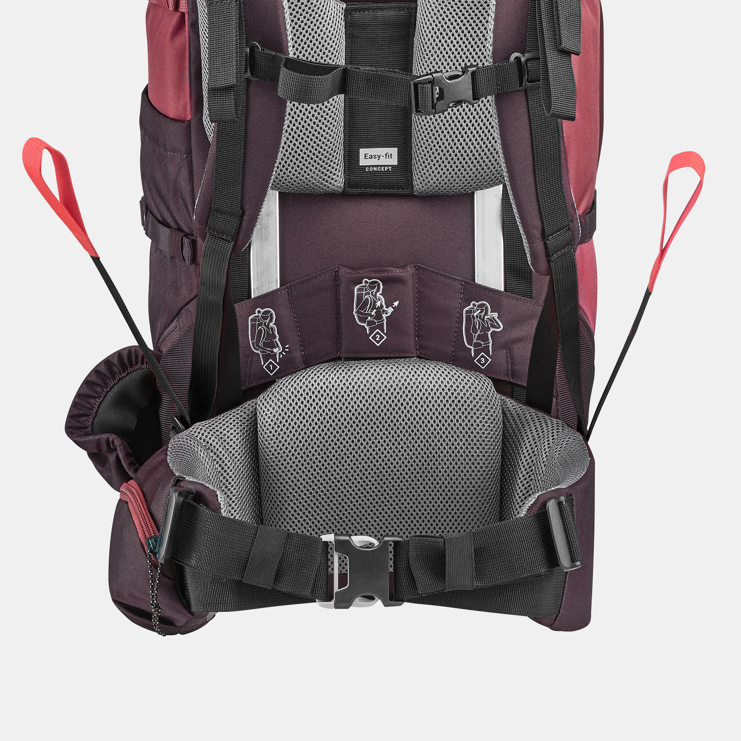 MT 100 Easyfit Hiking Backpack 50 L - Women 10/20