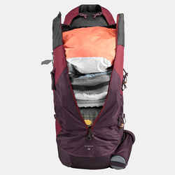 Γυναικείο σακίδιο πλάτης για Trekking 50 L MT100 Easyfit
