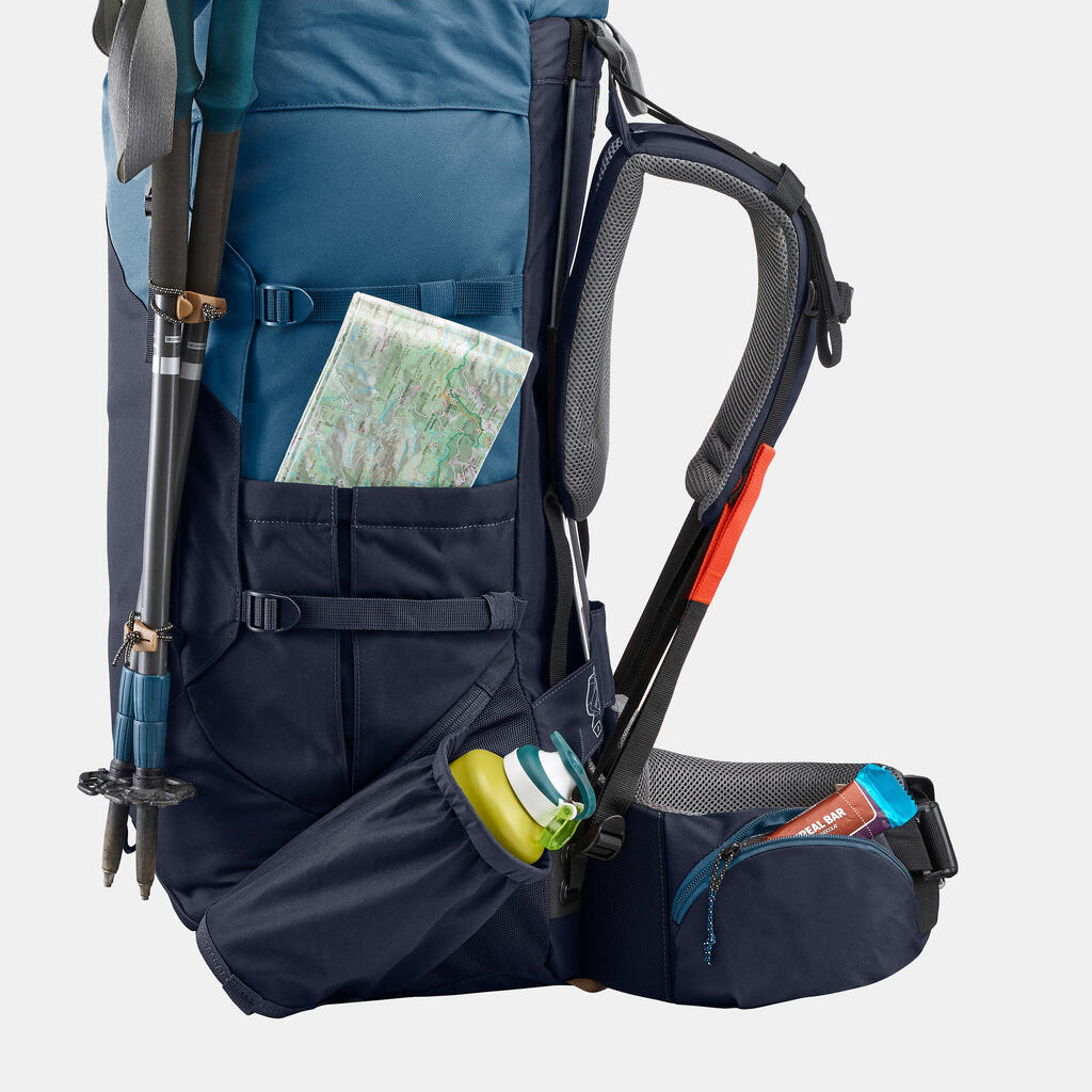 Mochila de trekking de 60 L para mujer MT100 Easyfit