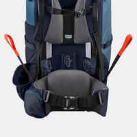 Women's Trekking Backpack 60 L - MT100 EASYFIT - Decathlon