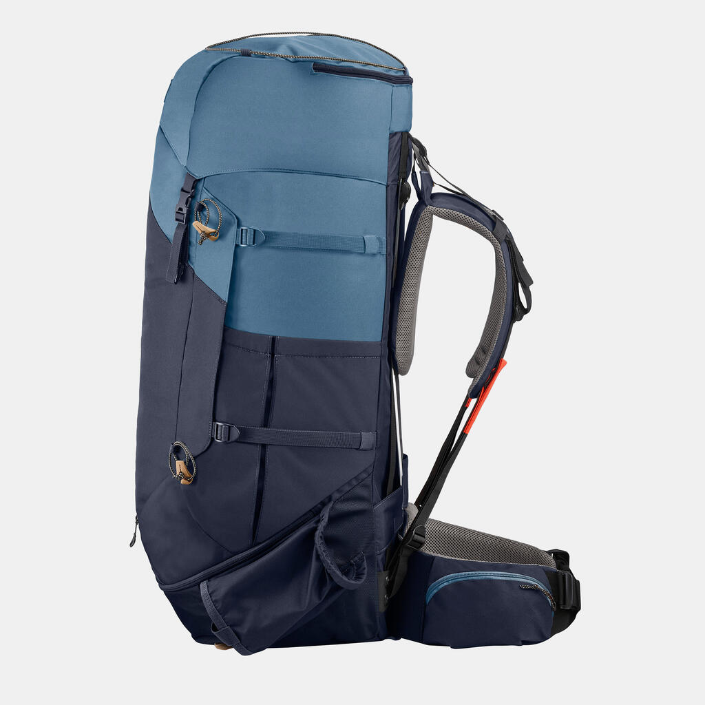 Ruksak za trekking MT100 Easyfit ženski 60 l 