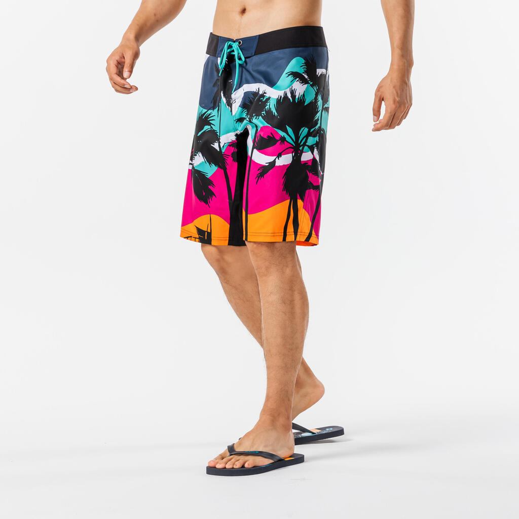 Boardshorts Jungen Surfcanvas grün