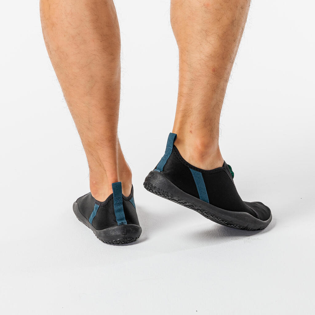 Zapatos acuáticos  de playa para Adulto Subea 120 - Azul grisáceo/Gris