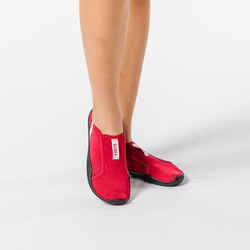 Adult Elasticated Water Shoes Aquashoes 120 - Red