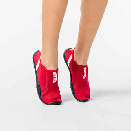 حذاء الرياضات المائية  للكبار - أحمر