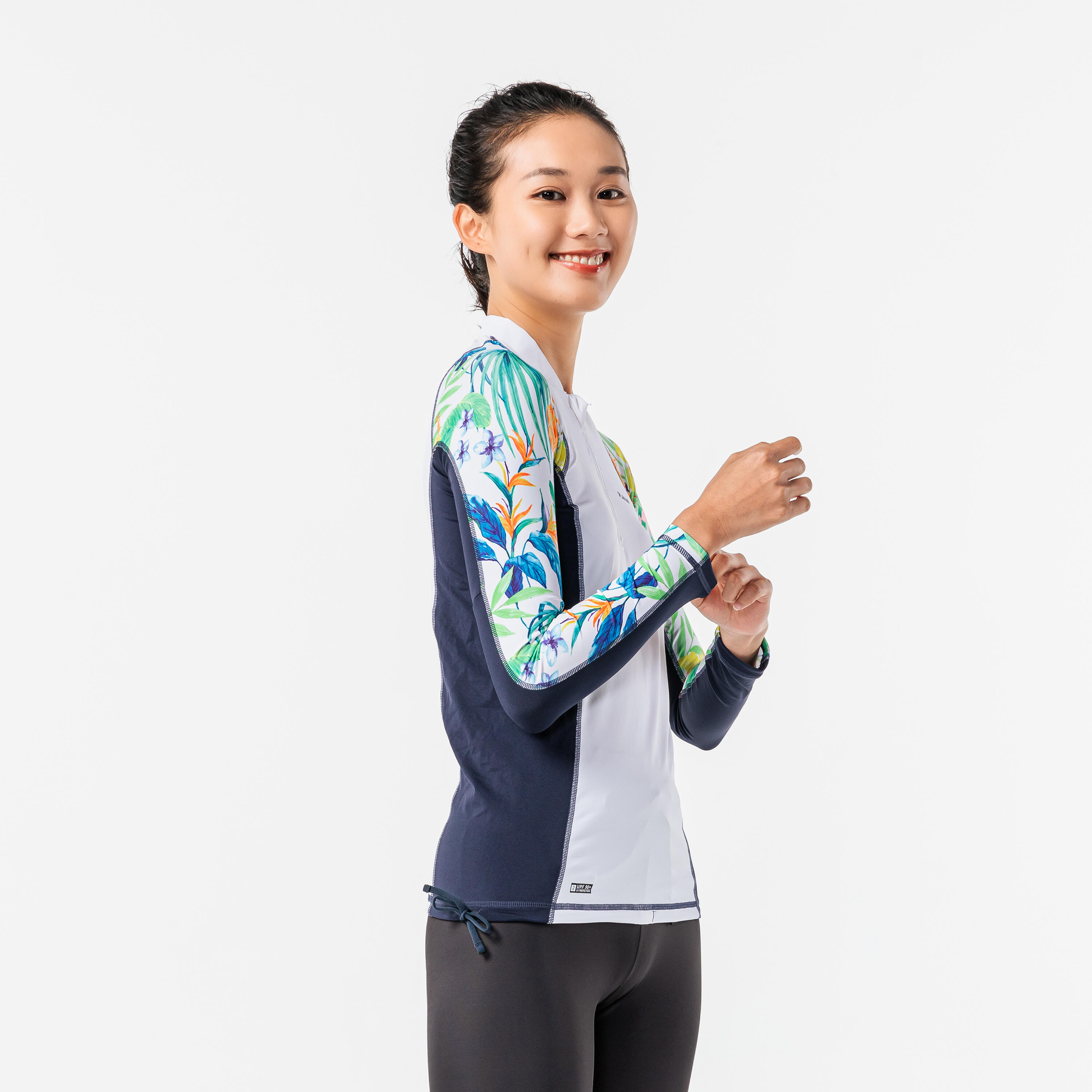 UPF 50+ Women Water Sports Long Sleeve Shirt UV Protection