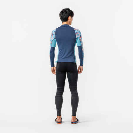 Leggings Protección Solar Surf Hombre Olaian 100 Azul Pizarra