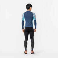 Men’s surfing 100 eco anti-UV leggings slate blue