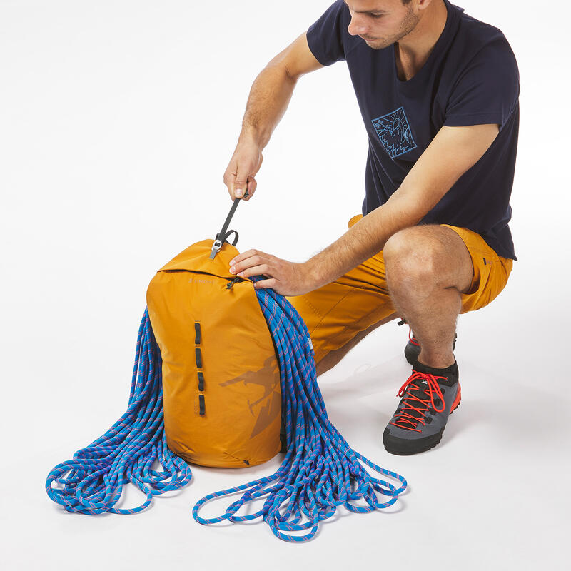 Climbing Backpack 20 Litres - ROCK 20 Ocre