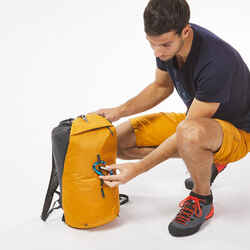 Climbing Backpack 20 Litres - ROCK 20 Ocre