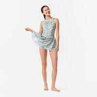 Women's 1-Piece Skirt Swimsuit - CN Amber - PLANT KHAKI