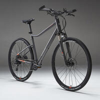 Sivo-narandžasti hibridni bicikl RIVERSIDE 900