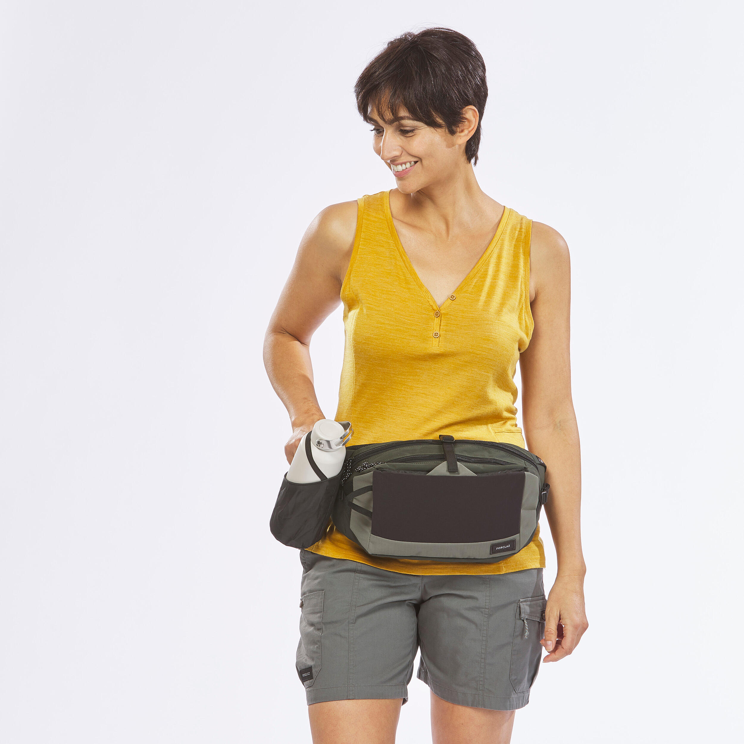 Rinonera TRAVEL 7L negro Decathlon