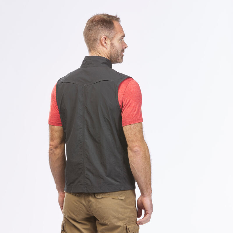 Gilet Travel 100 homme gris foncé FORCLAZ | Decathlon