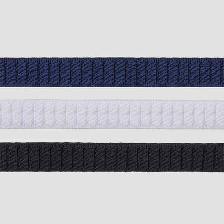 Elastic Hair Band Tri-Pack - Black / White / Navy