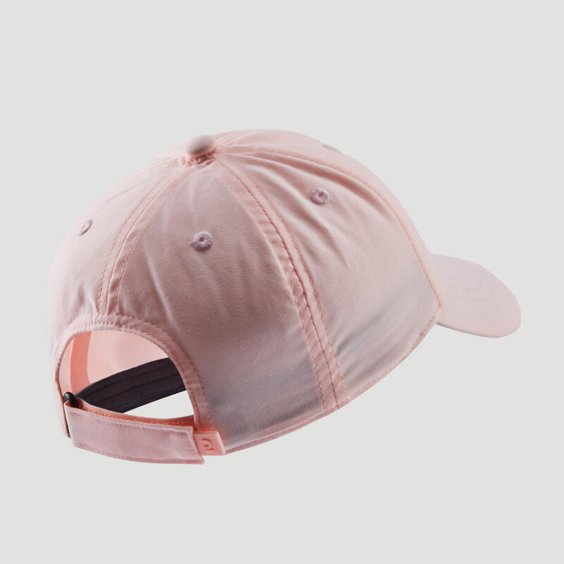 網球帽TC 500（54 cm）- 淺粉色配灰色