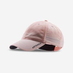 Topi Tenis 54 cm TC 500 - Pink Terang / Abu-abu