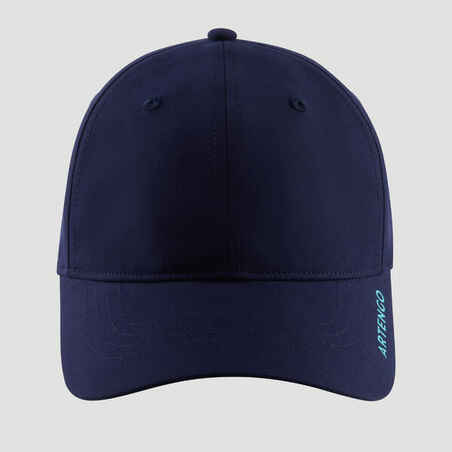 56 cm Tennis Cap TC 500 - Navy / Turquoise