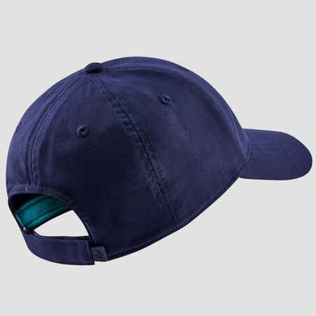 56 cm Tennis Cap TC 500 - Navy / Turquoise