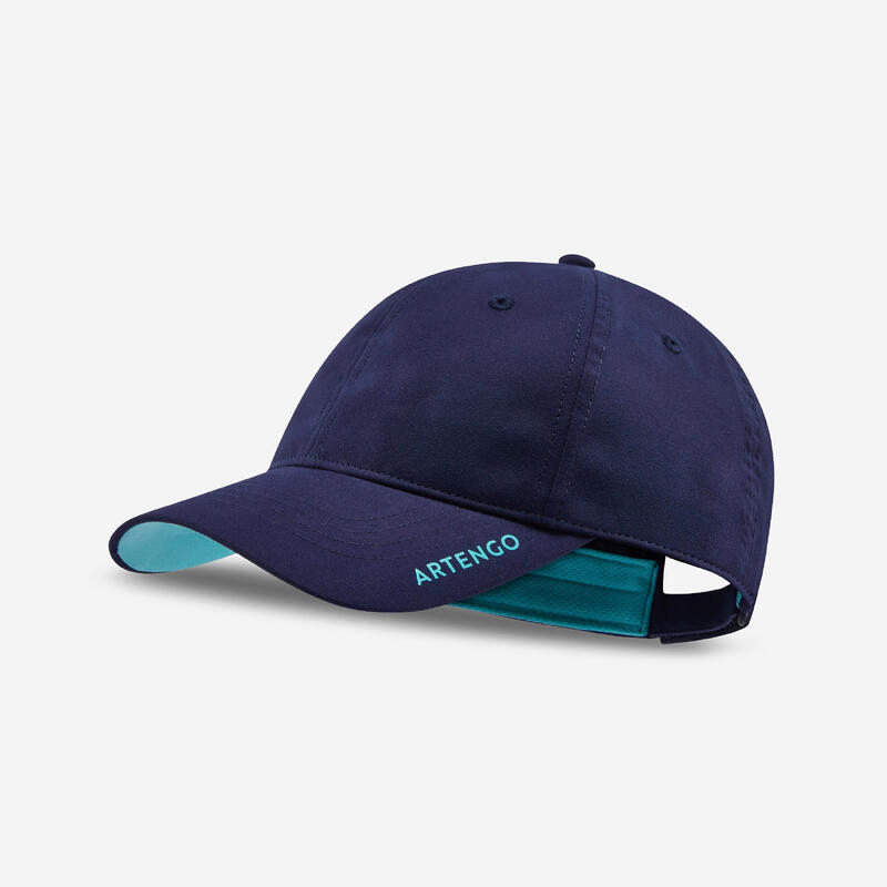 Cappellino tennis TC 500 blu-turchese