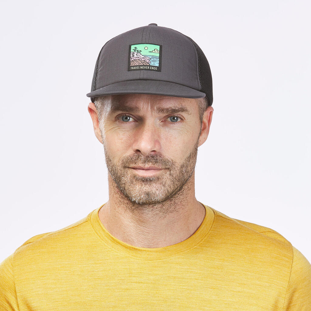 Casquette TRAVEL 500 compact gris foncé