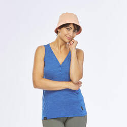 FISHERMAN-SHAPED TREKKING HAT - MT100 - CORAL