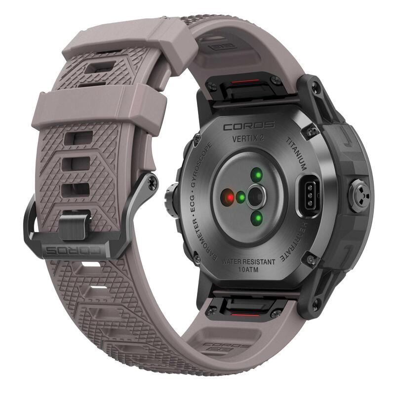 Montre connectée running adventure GPS cardio - COROS VERTIX 2 grise