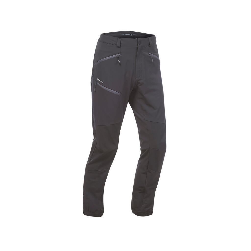 Softshellhose Herren leicht - Alpinism Light EVO grau