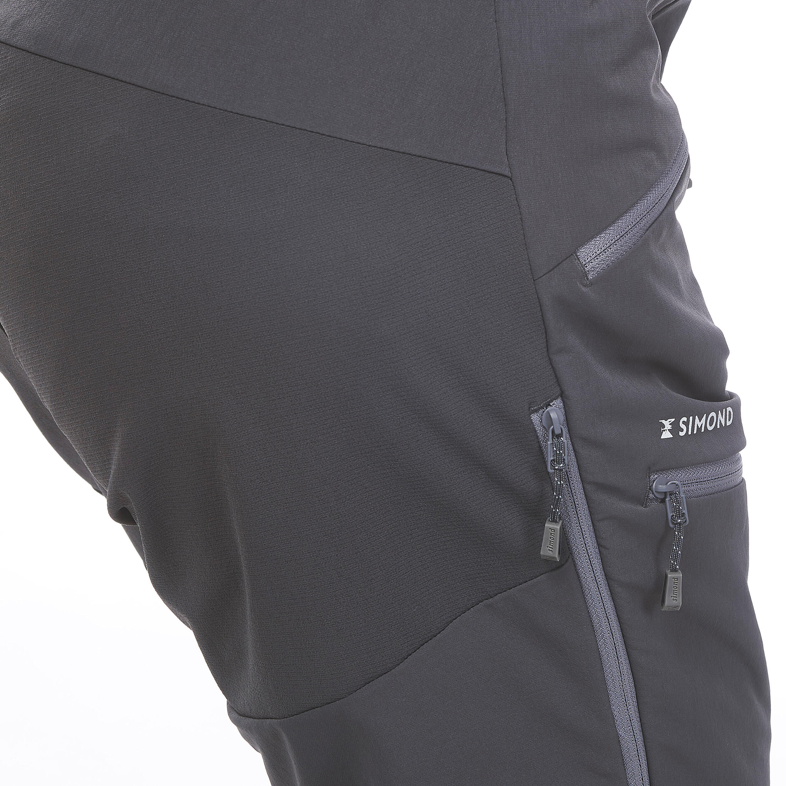 Men s Mountaineering Trousers ALPINISM LIGHT EVO GREY Decathlon