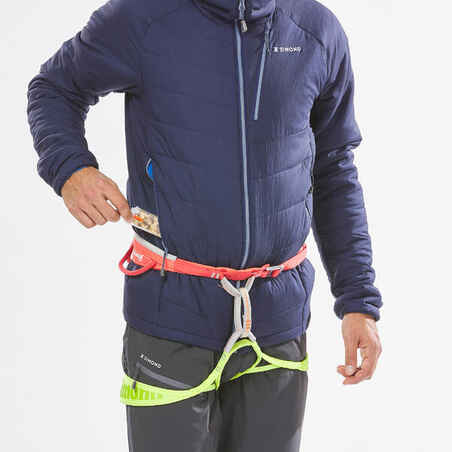 Men’s compressible padded mountaineering jacket, navy