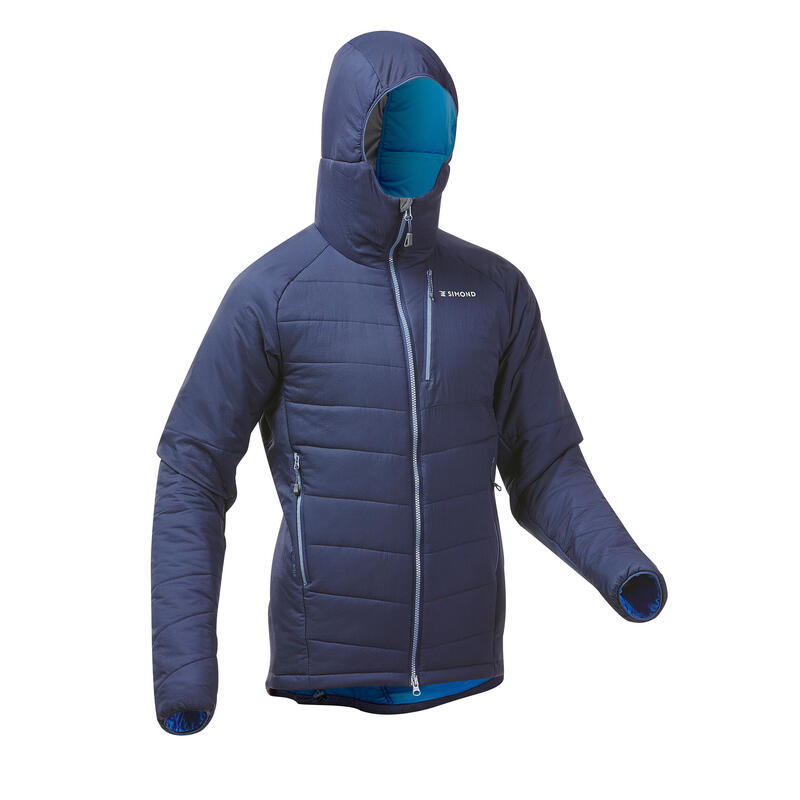 CHAQUETA ACOLCHADA MATERIA SINTÉTICA ALPINISMO HOMBRE - ALPINISM Azul