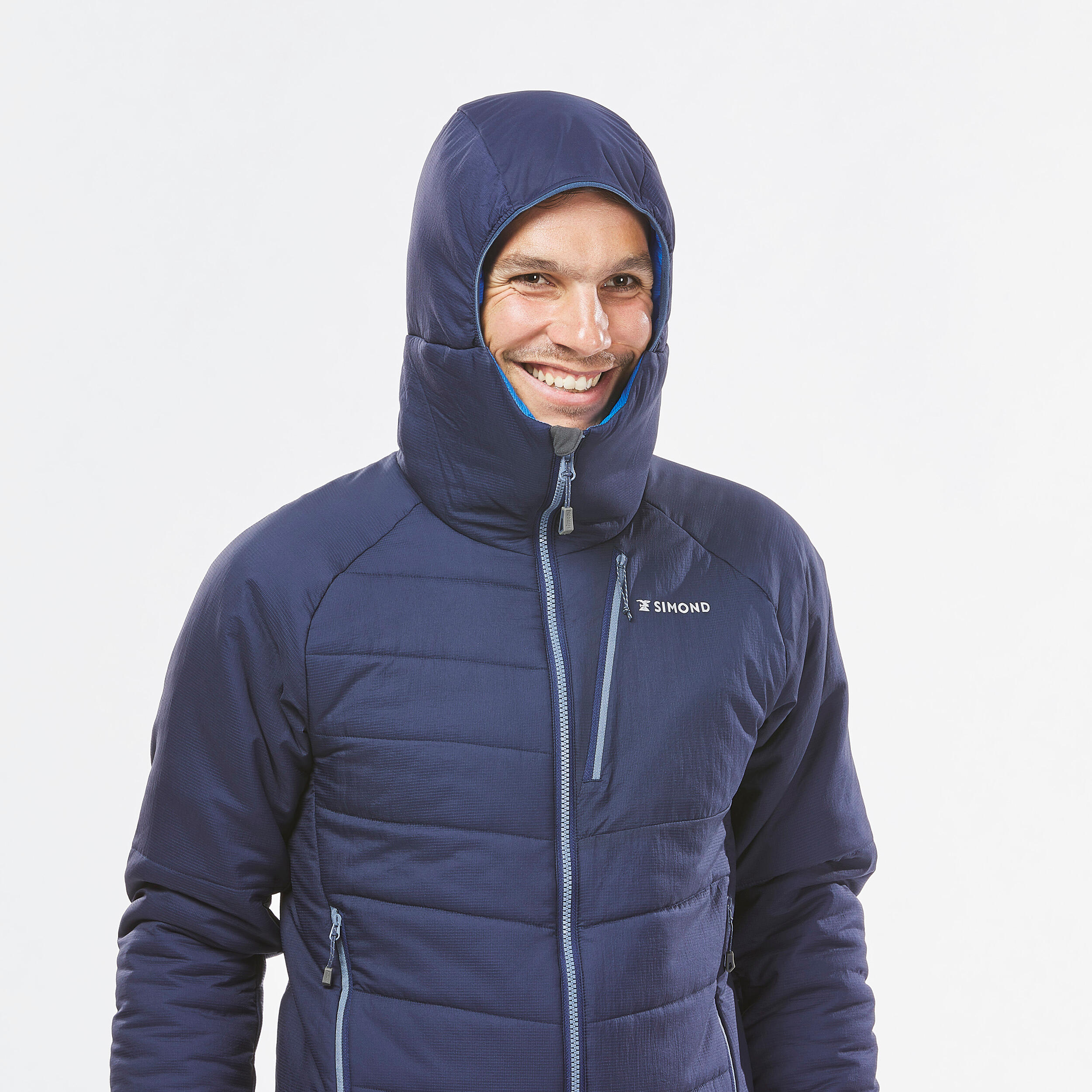 CAPPOTTO SINTETICO ALPINO UOMO - ALPINISMO Blu