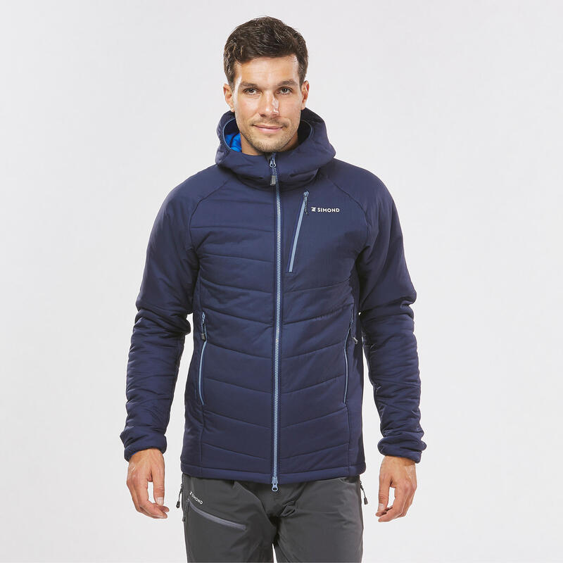 CHAQUETA ACOLCHADA MATERIA SINTÉTICA ALPINISMO HOMBRE - ALPINISM Azul