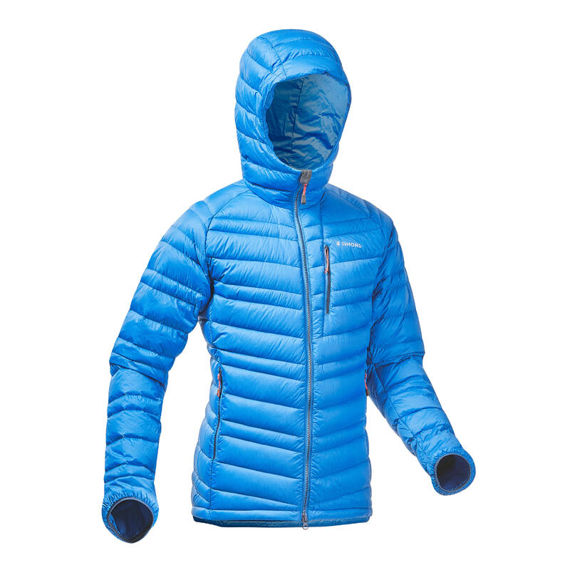 Piumino alpinismo uomo ALPINISM LIGHT azzurro