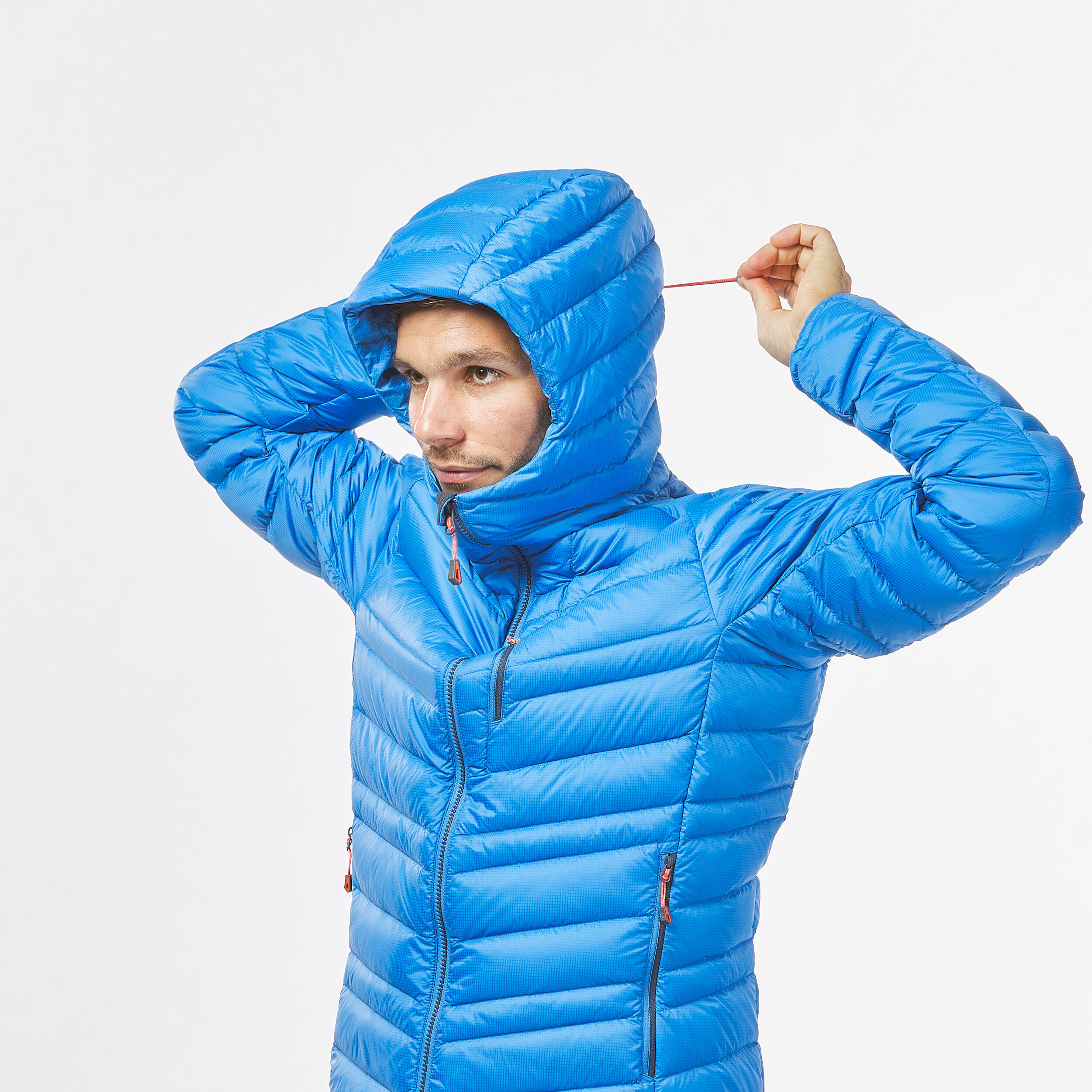 Men's Mountaineering Down Jacket - Alpinism Light Blue 3/23