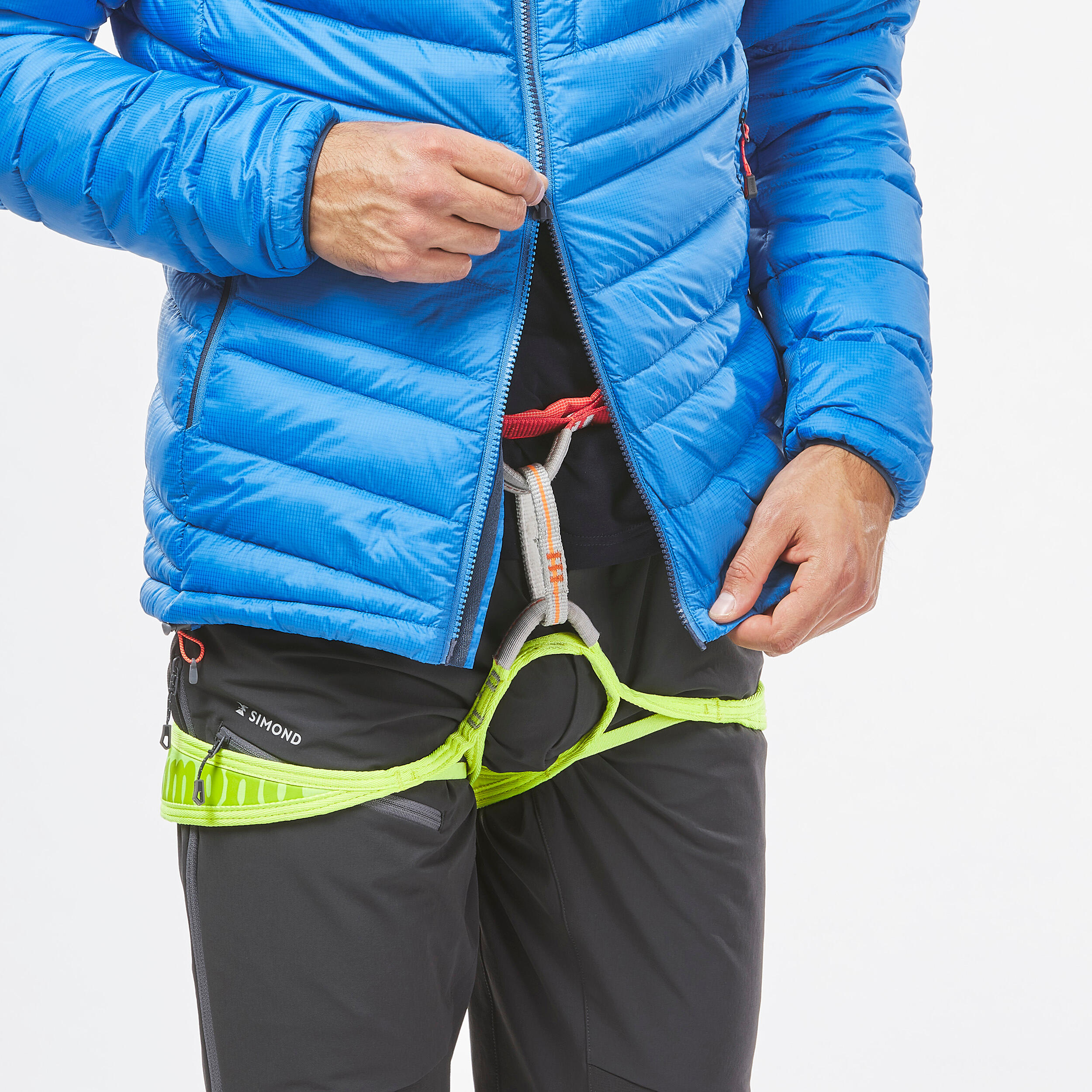 Men's Mountaineering Down Jacket - Alpinism Light Blue 7/23
