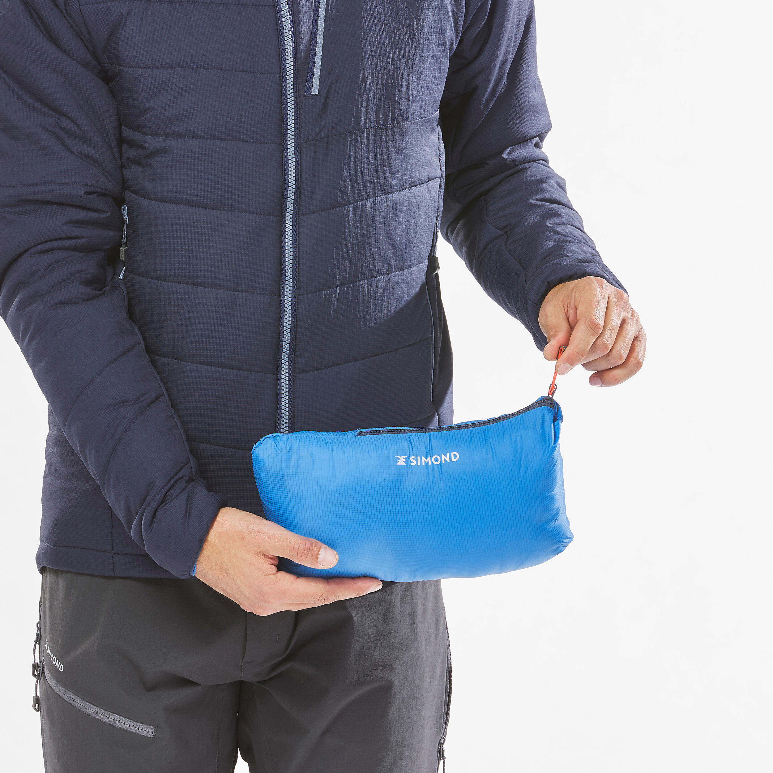 Men's Mountaineering Down Jacket - Alpinism Light Blue 13/23