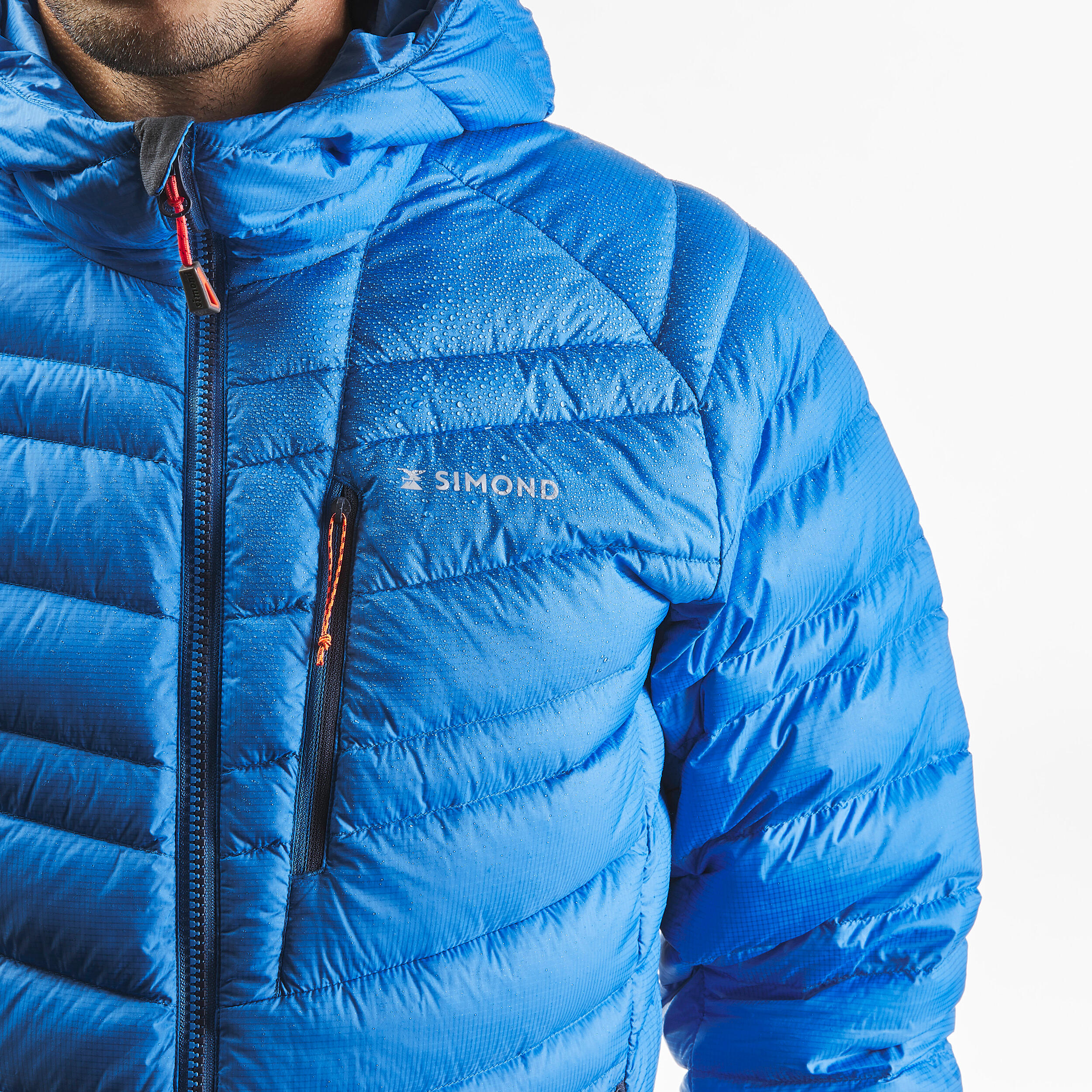 Men's Mountaineering Down Jacket - Alpinism Light Blue 12/23