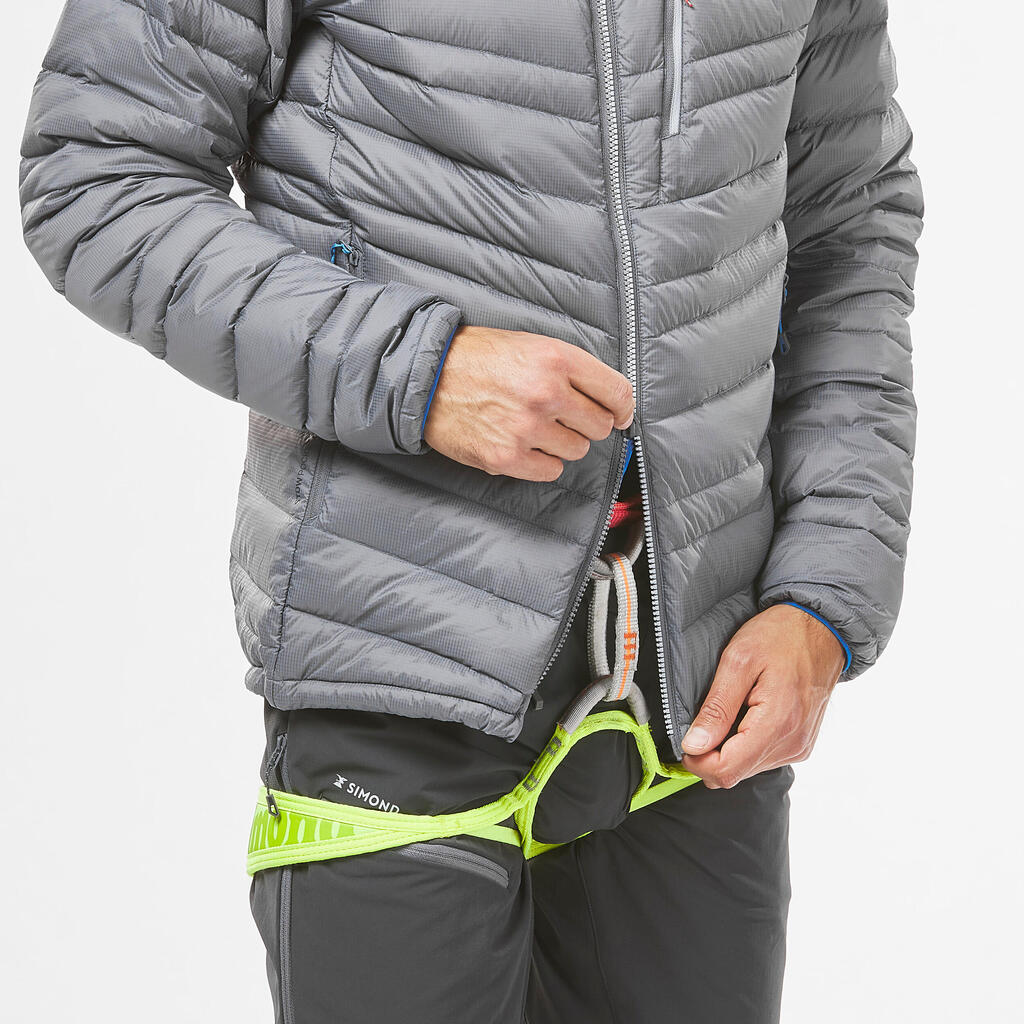 Daunenjacke Herren - Alpinism Light grau