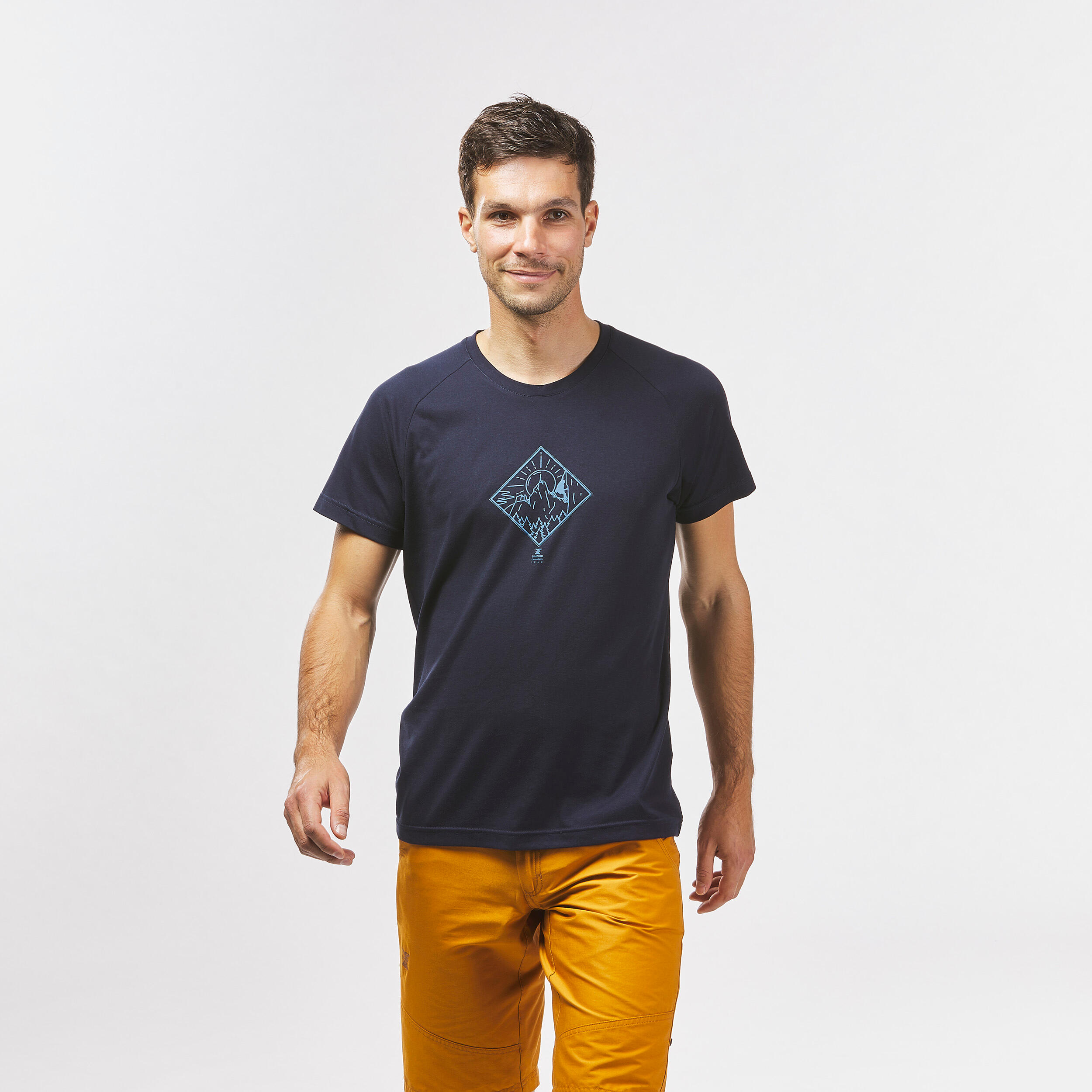 CLIMBING T-SHIRT - VERTIKA MEN DARK BLUE