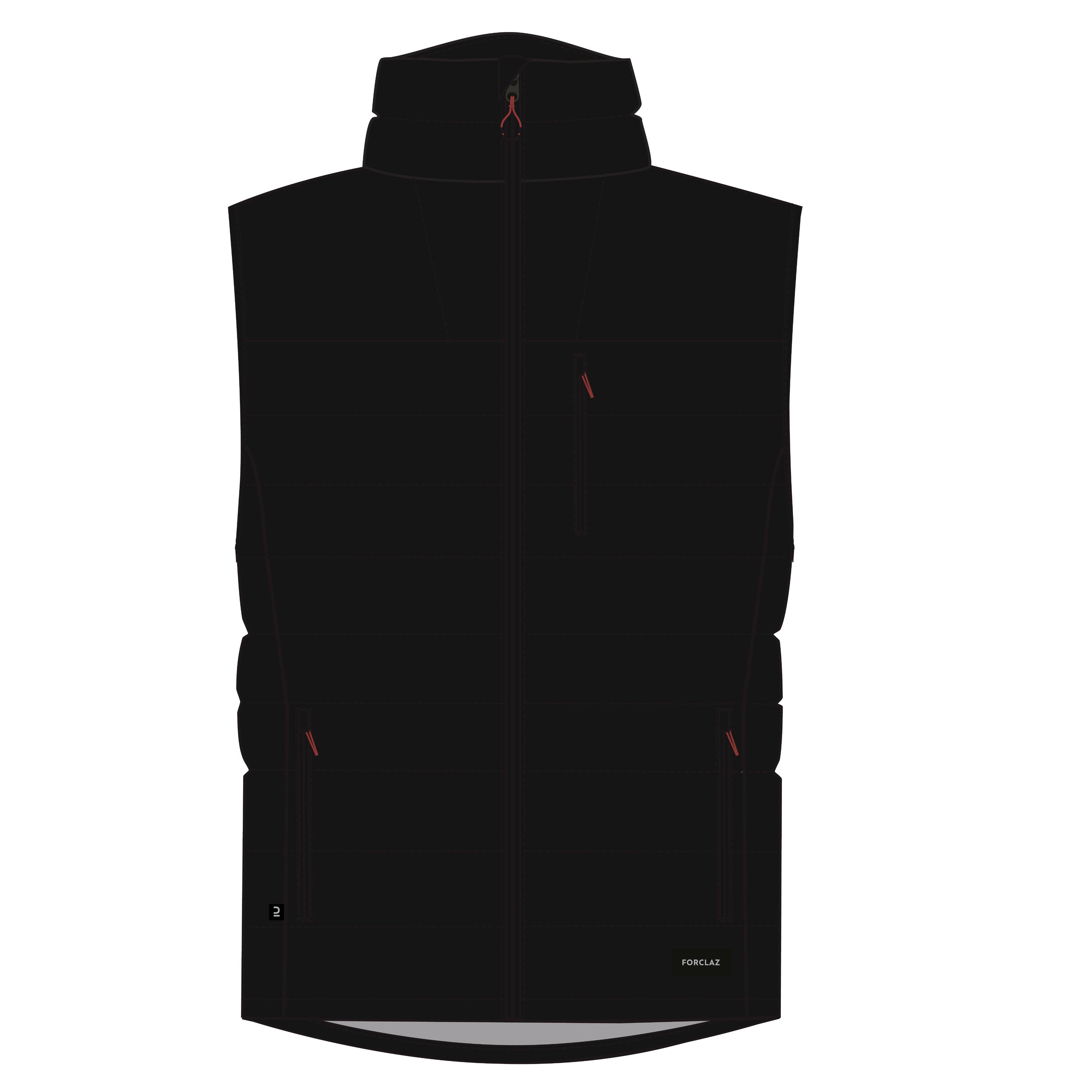 Men’s Hiking Down Vest - MT 100 Black 19/19