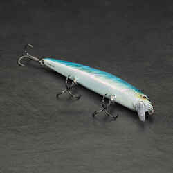 Lure Fishing Minnow Jerkbait Plug Bait JKMNW 130 SP Blue Back