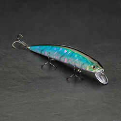 Lure Fishing Minnow Jerkbait Plug Bait JKMNW 130 SP Blue Back