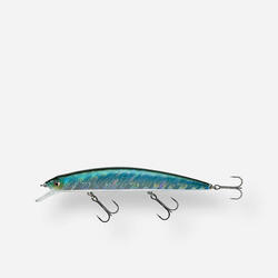 POISSON NAGEUR JERKBAIT MINNOW WXM JKMNW 130 SP DOS MARRON