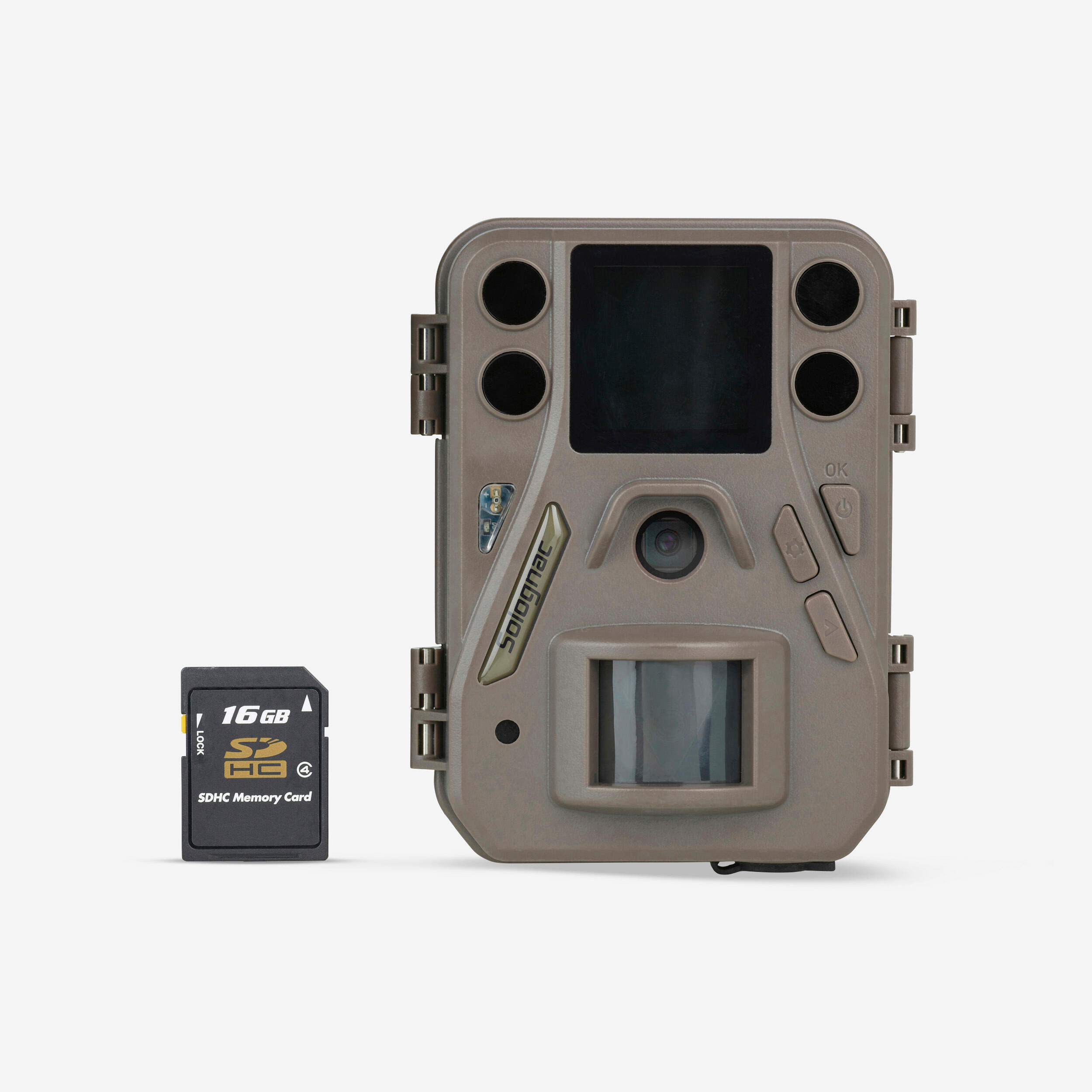 SOLOGNAC Poľovnícka kamera/fotopasca 100 SD zelená